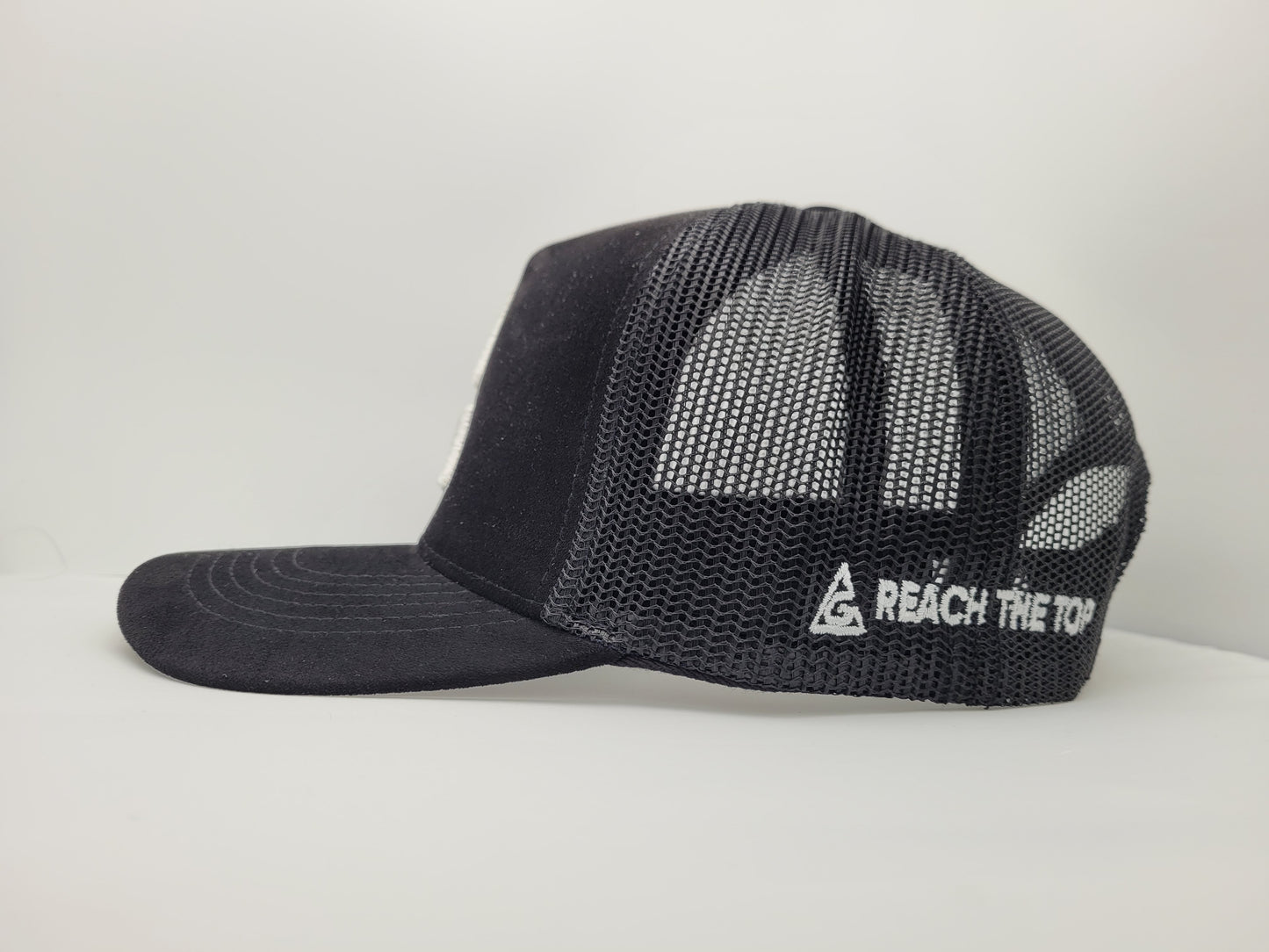 Premium quality suede trucker hat